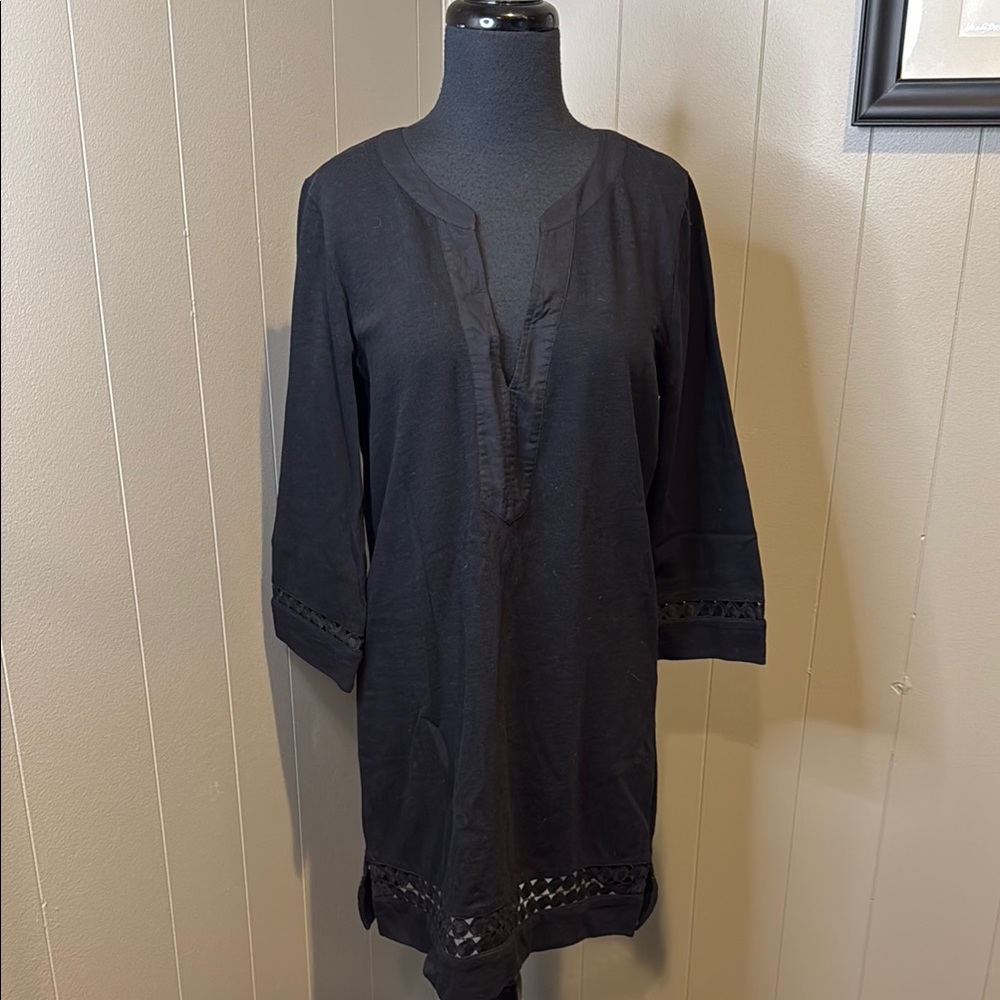 B5 J. Crew Women’s Medium Black Midi Dress